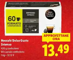 Lidl Nescafé Dolce Gusto Intenso offerta