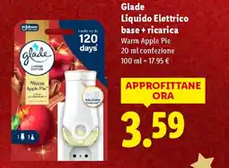 Lidl Glade Liquido Elettrico base + ricarica offerta