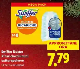 Lidl Swiffer Duster Ricariche piumini catturapolvere offerta