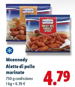 Lidl Mcennedy Alette di pollo marinate offerta