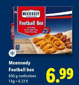 Lidl Mcennedy Football box offerta