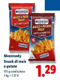Lidl Mcennedy Snack di mais e patate offerta