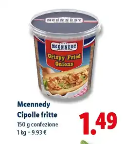 Lidl Mcennedy Cipolle fritte offerta