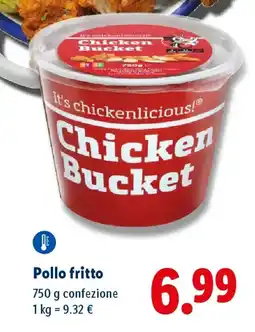 Lidl Pollo fritto offerta
