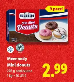 Lidl Mcennedy Mini donuts offerta