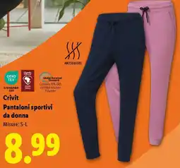 Lidl Crivit Pantaloni sportivi da donna offerta