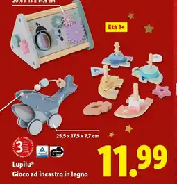 Lidl Lupilu Gioco ad incastro in legno offerta