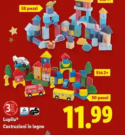Lidl Lupilu Costruzioni in legno offerta