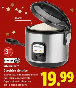 Lidl Silvercrest Cuociriso elettrico offerta