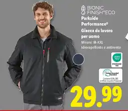 Lidl Parkside Performance Giacca da lavoro per uomo offerta