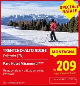 Lidl Parc Hotel Miramonti offerta