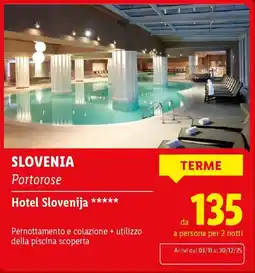 Lidl Hotel Slovenija offerta