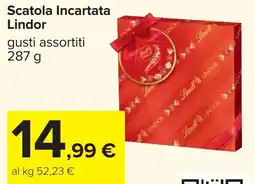 Carrefour Scatola Incartata Lindor offerta