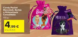 Carrefour Candy Pocket Mercoledì, Barbie o Hotwwheels Cereallitalia offerta