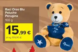 Carrefour Baci Orso Blu Peluche Perugina offerta