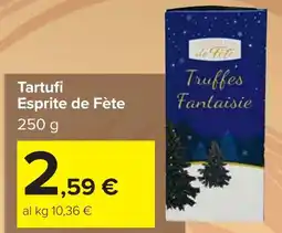 Carrefour Tartufi Esprite de Fète offerta