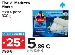 Carrefour Fiori di Merluzzo Findus offerta