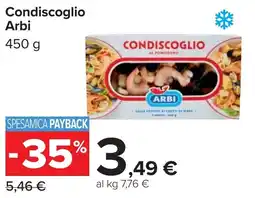Carrefour Condiscoglio Arbi offerta