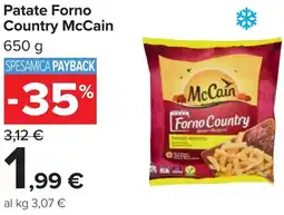 Carrefour Patate Forno Country McCain offerta