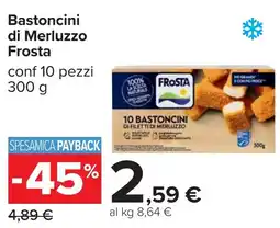 Carrefour Bastoncini di Merluzzo Frosta offerta