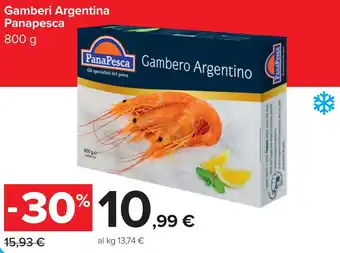 Carrefour Gamberi Argentina Panapesca offerta