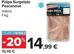 Carrefour Polpo Surgelato Pescanova offerta
