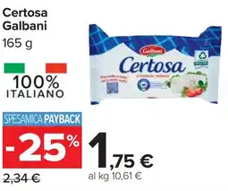 Carrefour Certosa Galbani offerta