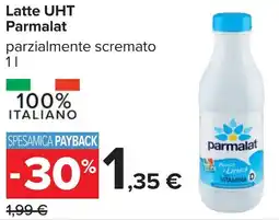 Carrefour Latte UHT Parmalat offerta