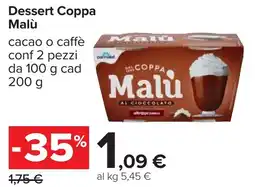 Carrefour Dessert Coppa Malù offerta
