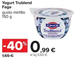 Carrefour Yogurt Trublend Fage offerta