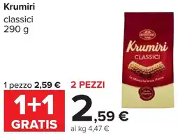 Carrefour Krumiri classici offerta