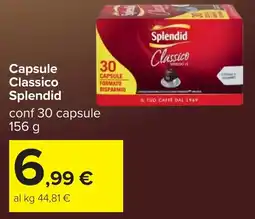 Carrefour Capsule Classico Splendid offerta