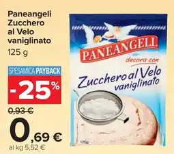 Carrefour Paneangeli Zucchero al Velo vaniglinato offerta