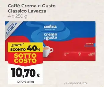 Caffè Crema e Gusto Classico Lavazza