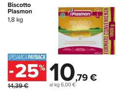 Carrefour Biscotto Plasmon offerta