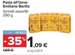 Carrefour Pasta all'Uovo Emiliane Barilla offerta