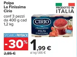 Carrefour Polpa La Finissima Cirio offerta