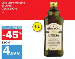 Carrefour Olio Extra Vergine di Oliva Costa d'Oro offerta