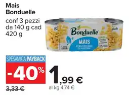 Carrefour Mais Bonduelle offerta