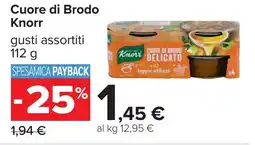 Carrefour Cuore di Brodo Knorr offerta