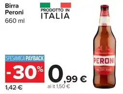 Carrefour Birra Peroni offerta
