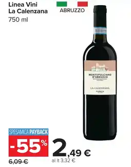 Carrefour Linea Vini La Calenzana offerta