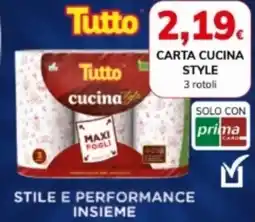 Basko Tutto carta cucina style offerta