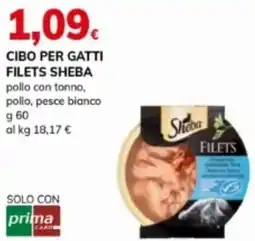 Basko Cibo per gatti filets sheba pollo con tonno, pollo, pesce bianco offerta
