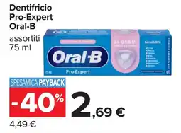 Carrefour Dentifricio Pro-Expert Oral-B offerta