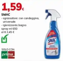 Basko Smac sgrassatore: con candeggina, universale e igienizzante bagno spray offerta