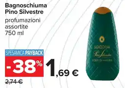 Carrefour Bagnoschiuma Pino Silvestre offerta