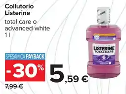 Carrefour Collutorio Listerine offerta