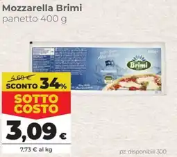 Coop Mozzarella Brimi offerta