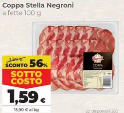 Coop Coppa Stella Negroni a fette offerta